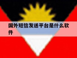 国外短信发送平台是什么软件