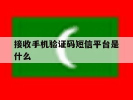 接收手机验证码短信平台是什么