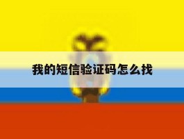 我的短信验证码怎么找