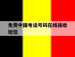 免费中国电话号码在线接收短信