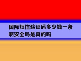 包含国际短信验证码多少钱一条啊安全吗是真的吗的词条