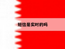 短信是实时的吗