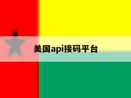 美国api接码平台