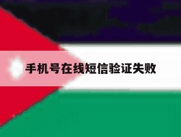 手机号在线短信验证失败