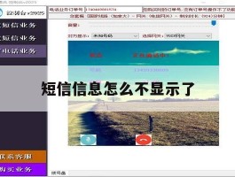 短信信息怎么不显示了
