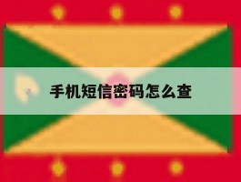 手机短信密码怎么查