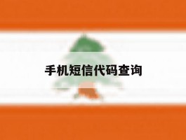 手机短信代码查询