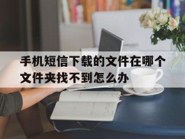 手机短信下载的文件在哪个文件夹找不到怎么办的简单介绍
